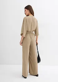 Tuta elegante con cintura da annodare, bonprix