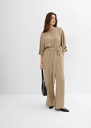 Tuta elegante con cintura da annodare, bonprix