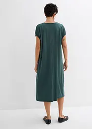 Abito in jersey di misto viscosa con scollo a V, bonprix