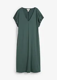 Abito in jersey di misto viscosa con scollo a V, bonprix
