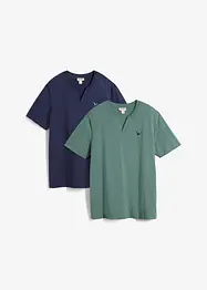 T-shirt in puro cotone biologico (pacco da 2), bonprix