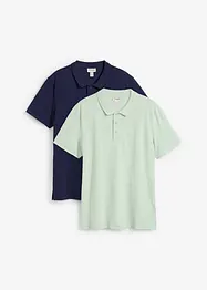 Polo in piquet di puro cotone biologico (pacco da 2), bonprix