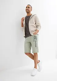 Bermuda in jeans con stampa, regular fit, bonprix