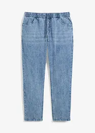 Jeans elasticizzati relaxed fit con elastico in vita, straight, bonprix