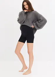 Pantaloncini premaman "anti-sfregamento" con poliammide rinfrescante (pacco da 2), bonprix