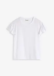 Maglia con maniche a volant, bonprix