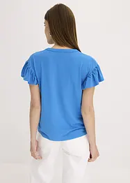 Maglia con maniche a volant, bonprix