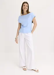 Maglia con spalle scoperte in puro cotone biologico, bonprix