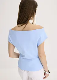 Maglia con spalle scoperte in puro cotone biologico, bonprix
