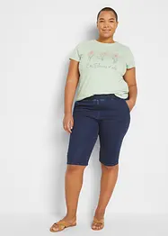 T-shirt basic con stampa (pacco da 2), bonprix