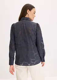 Blusa in chiffon jacquard, bonprix