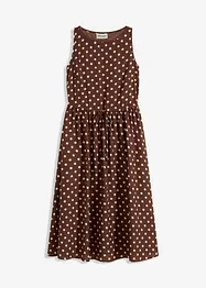 Abito midi con laccetto da annodare, bonprix