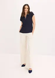 Polo con pizzo, bonprix