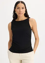 Top in jersey con dettaglio attorcigliato, bonprix