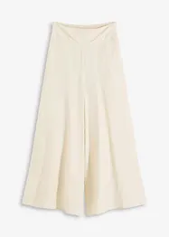 Pantaloni culotte con leggero effetto crinkle, bonprix