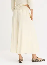 Pantaloni culotte con leggero effetto crinkle, bonprix