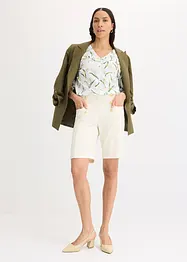 Blusa fantasia con volant, bonprix