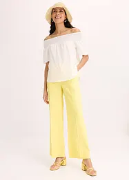 Pantaloni a palazzo in fresco misto lino, bonprix