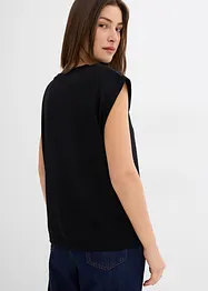 Top con spalline imbottite in misto viscosa, bonprix