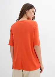 T-shirt in fine viscosa, bonprix