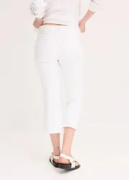 Pantaloni capri in cotone elasticizzato, bonprix