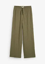 Pantaloni larghi in crêpe, bonprix