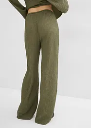 Pantaloni larghi in crêpe, bonprix