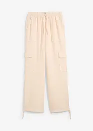 Pantaloni cargo in tessuto fluente, bonprix