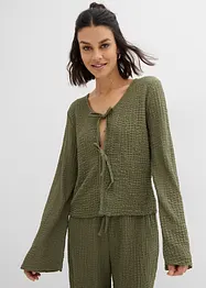 Cardigan in crêpe, bonprix