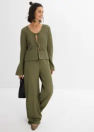 Cardigan in crêpe, bonprix