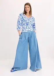 Maglia con inserto smock, bonprix