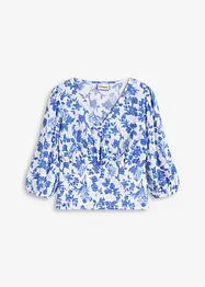 Maglia con inserto smock, bonprix