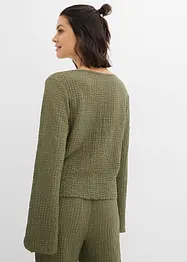 Cardigan in crêpe, bonprix