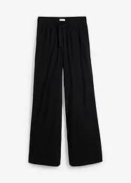 Pantaloni a palazzo in puro cotone, bonprix