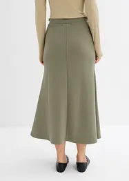 Gonna midi effetto neoprene, bonprix
