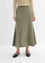 Gonna midi effetto neoprene, bonprix