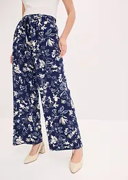 Pantaloni larghi con stampa, bonprix