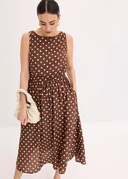 Abito midi con laccetto da annodare, bonprix
