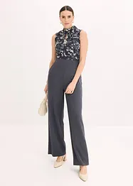 Tuta con chiffon, bonprix