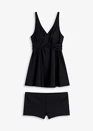 Tankini lungo con scollatura a V (set 2 pezzi), bonprix