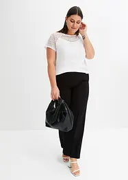 Maglia con pizzo, bonprix