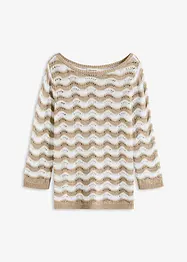 Maglione traforato, bonprix