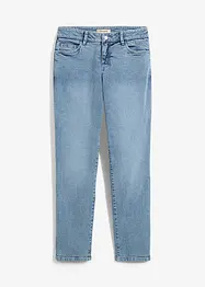 Jeans boyfriend cropped, vita media, bonprix