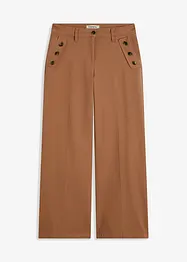 Pantaloni in twill con bottoni decorativi, bonprix