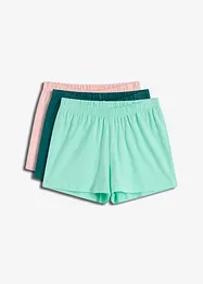 Pantaloni pigiama corti (pacco da 3), bonprix
