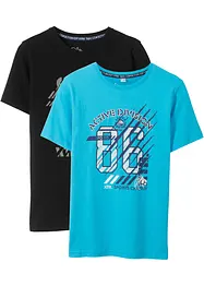 T-shirt in puro cotone biologico (pacco da 2), bonprix