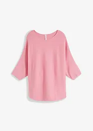 Maglione oversize a costine in misto viscosa, bonprix