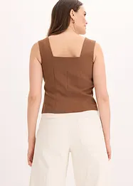 Top con bottoni, bonprix