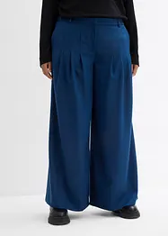 Pantaloni con pinces a vita alta in misto viscosa, bonprix