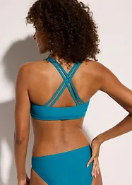 Reggiseno a bustier per bikini con spalline incrociate, bonprix